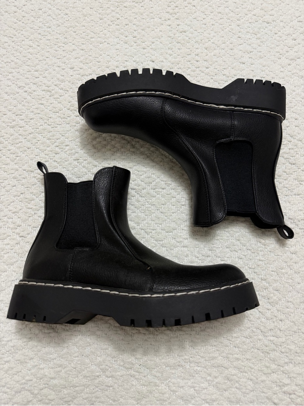 Sincerely Jules Hippie 2 Black Chunky Combat Boots Women’s Size 8.5